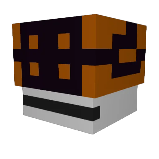 Falmil Minecraft avatar head, 3D render