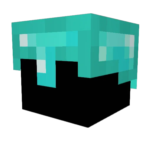 Falofel47 Minecraft avatar head, 3D render