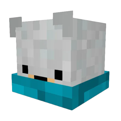 Faloxilophone Minecraft avatar head, 3D render