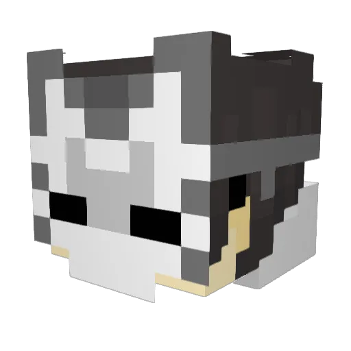 FalseExit Minecraft avatar head, 3D render
