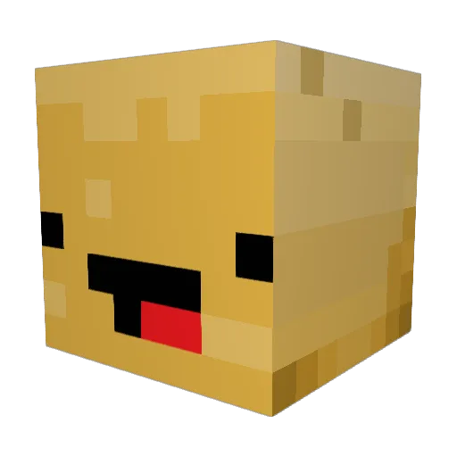 FalseImpressions Minecraft avatar head, 3D render