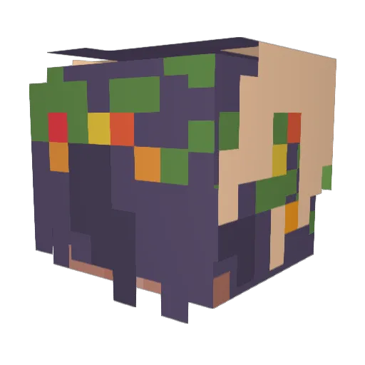 FalselyForgiven Minecraft avatar head, 3D render