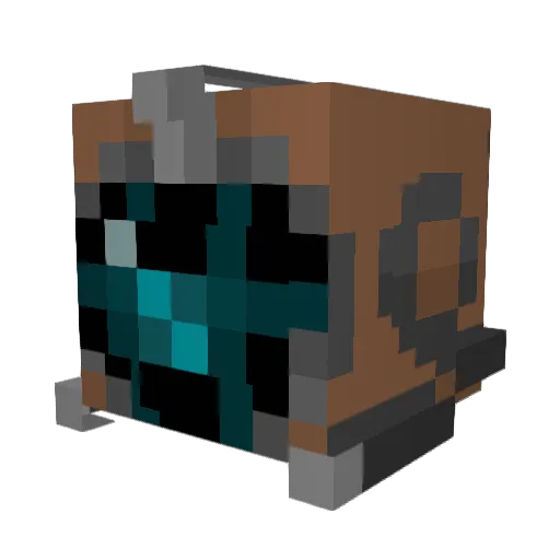 FalsoHierofante Minecraft avatar head, 3D render