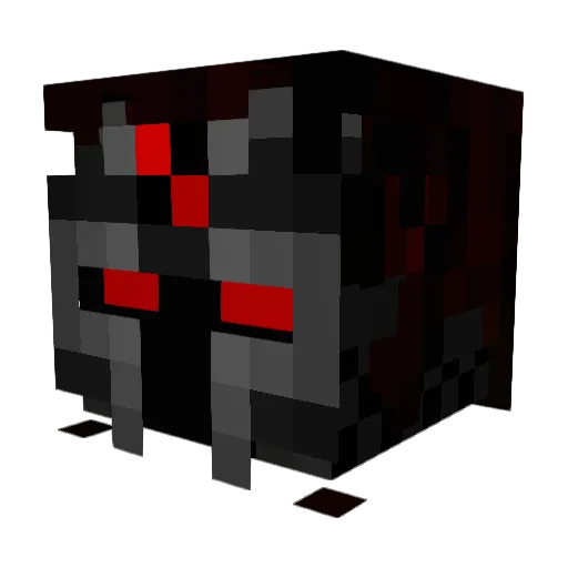 Faltner Minecraft avatar head, 3D render