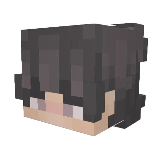 Falzoor Minecraft avatar head, 3D render