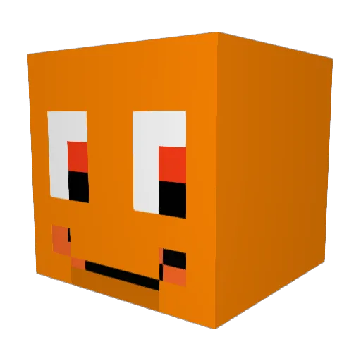Famdeca Minecraft avatar head, 3D render