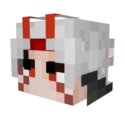 FamedWarriors52 Minecraft avatar head, 3D render