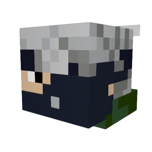 Familarity Minecraft avatar head, 3D render