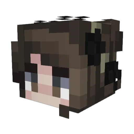 FamiliaryFrog Minecraft avatar head, 3D render