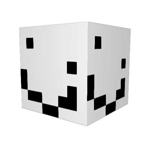 FamineGamingXoXo Minecraft avatar head, 3D render
