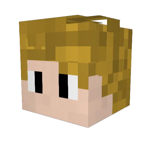Famitz Minecraft avatar head, 3D render