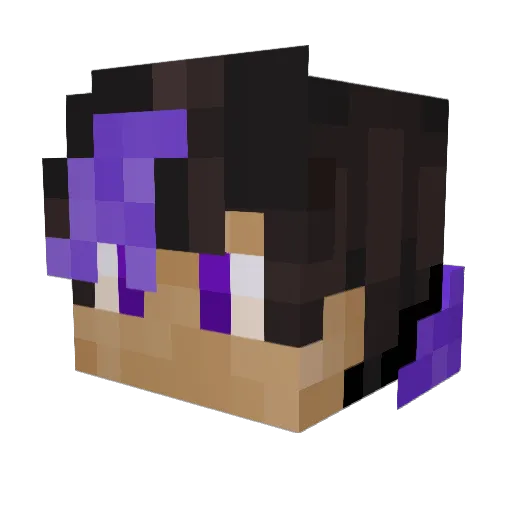 Famon1 Minecraft avatar head, 3D render