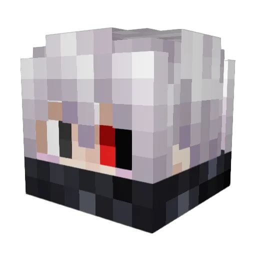 Famony Minecraft avatar head, 3D render