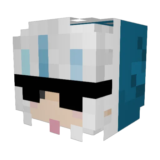 FamousJoker777 Minecraft avatar head, 3D render