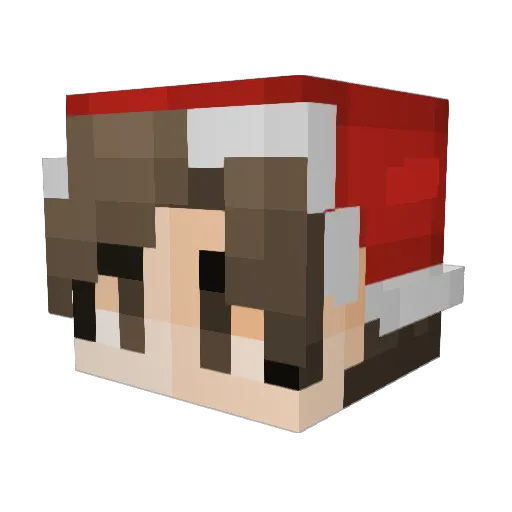 FamousSkills Minecraft avatar head, 3D render