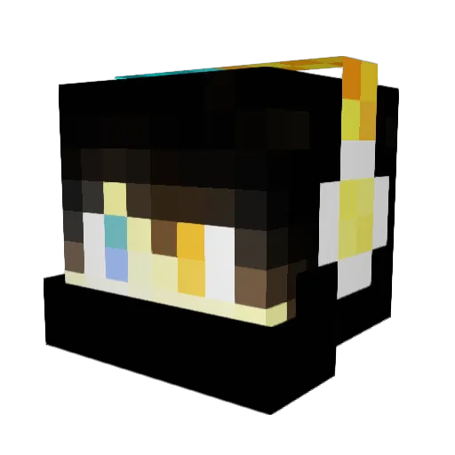 Famsnijders Minecraft avatar head, 3D render