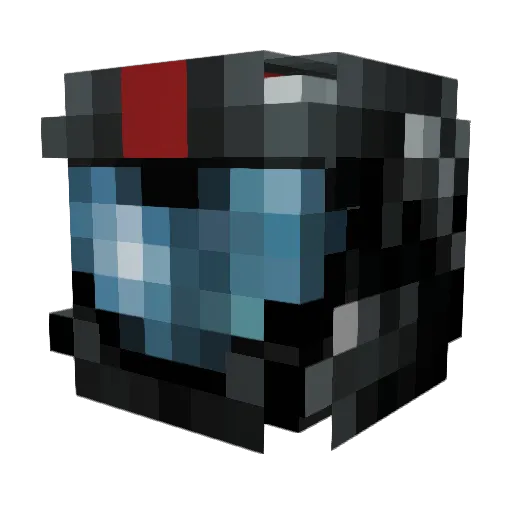Fan111 Minecraft avatar head, 3D render