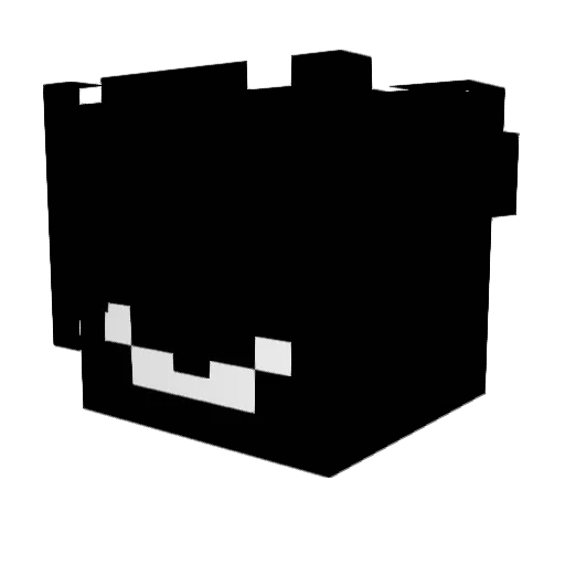 Fan2Personne Minecraft avatar head, 3D render