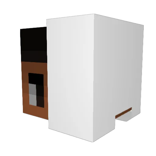 Fan2shiimaaa Minecraft avatar head, 3D render