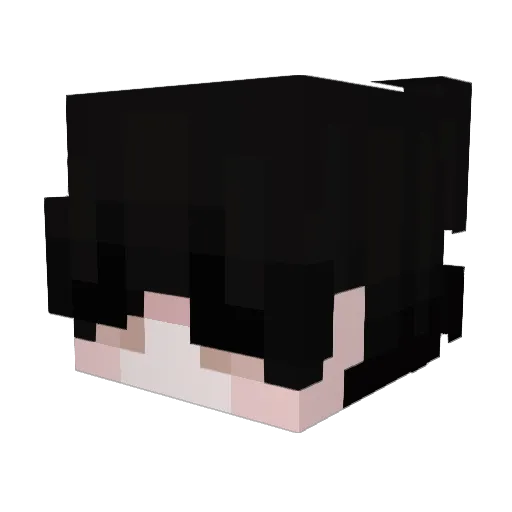 FanDeClarisah Minecraft avatar head, 3D render