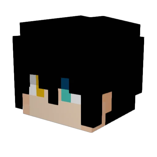 FanDeIgnAaron Minecraft avatar head, 3D render
