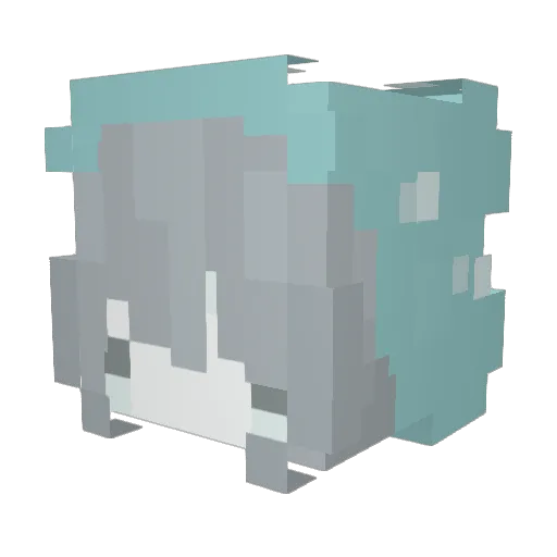 FanFan0721 Minecraft avatar head, 3D render