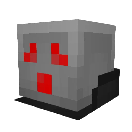 FanKolei Minecraft avatar head, 3D render
