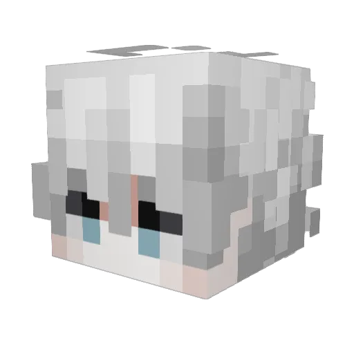 FanYiCi Minecraft avatar head, 3D render
