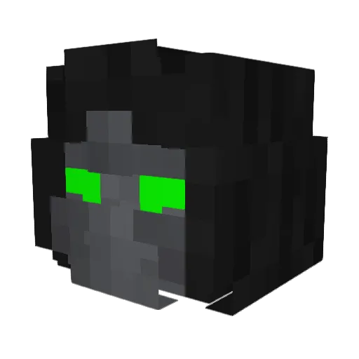 Fan_Thomas_ Minecraft avatar head, 3D render