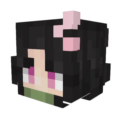 Fanatic0917 Minecraft avatar head, 3D render