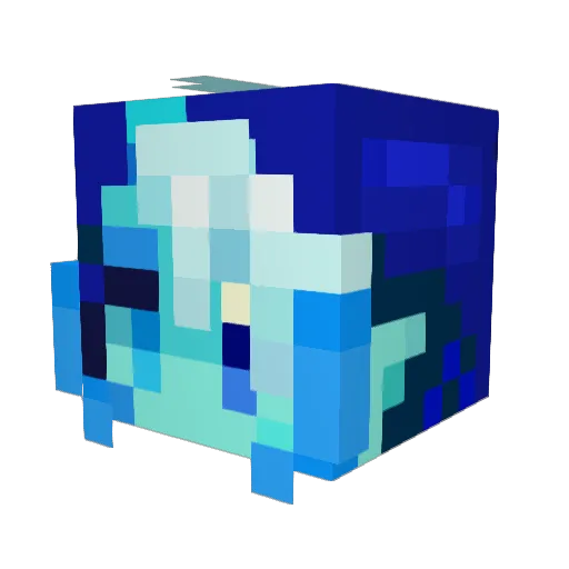 FanaticVeil966 Minecraft avatar head, 3D render