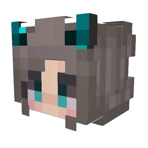 Fanatiklook Minecraft avatar head, 3D render