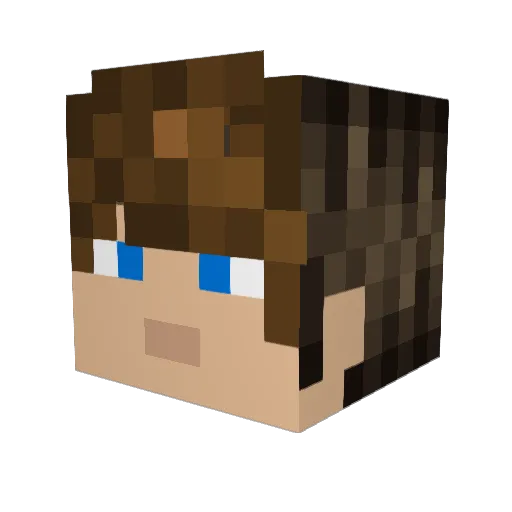 Fanboy_Z Minecraft avatar head, 3D render