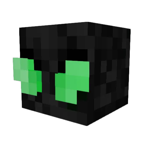 Fanciz Minecraft avatar head, 3D render