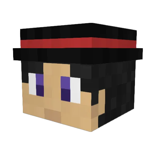 FancyCorey Minecraft avatar head, 3D render