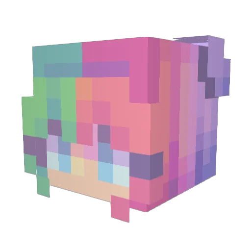 FancyDuck1234 Minecraft avatar head, 3D render
