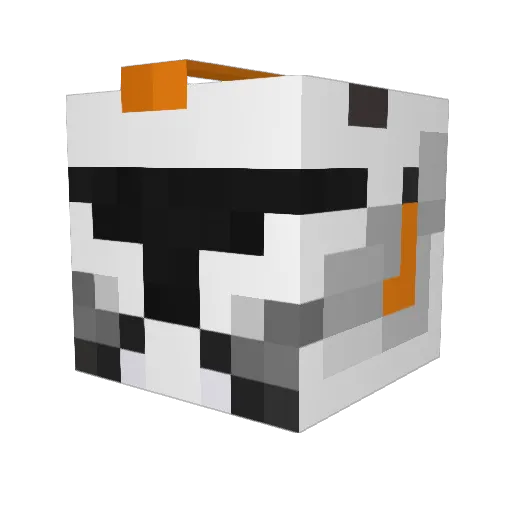 FancyGreko Minecraft avatar head, 3D render