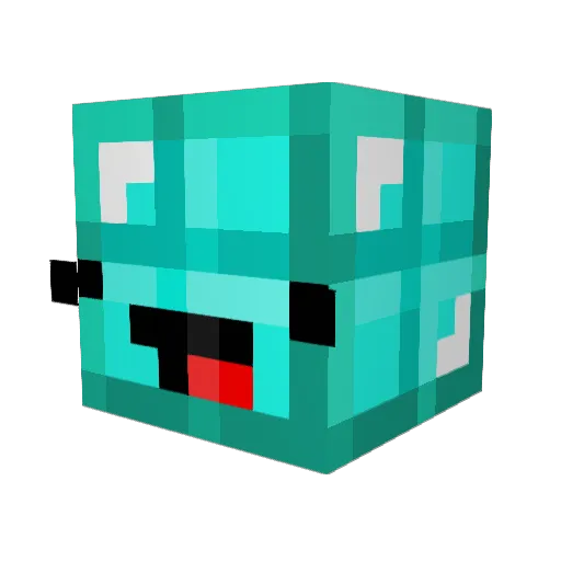 FancyToad Minecraft avatar head, 3D render