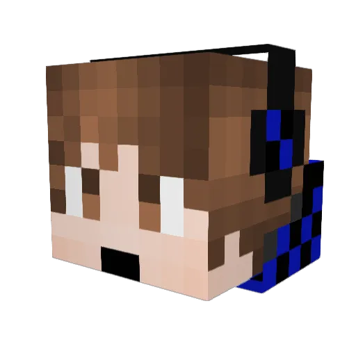 Fancy_Rock Minecraft avatar head, 3D render