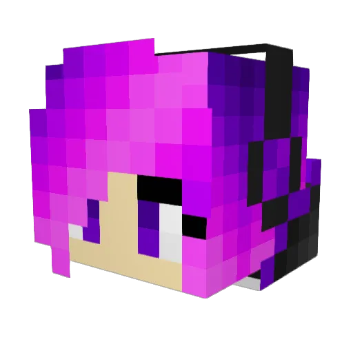 Fandom_Dragon Minecraft avatar head, 3D render