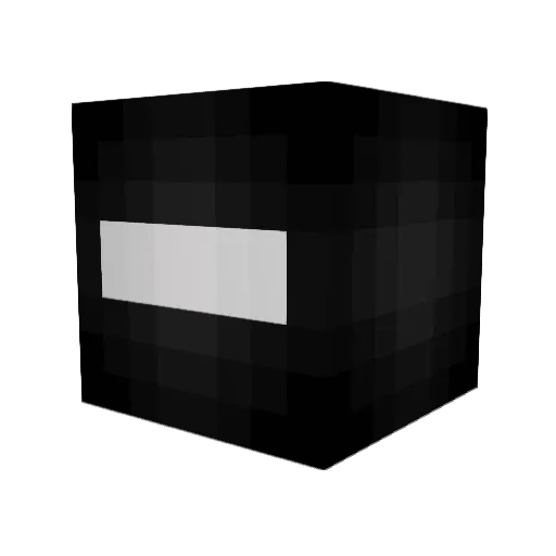 Fandoten Minecraft avatar head, 3D render