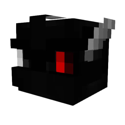 Faneame Minecraft avatar head, 3D render