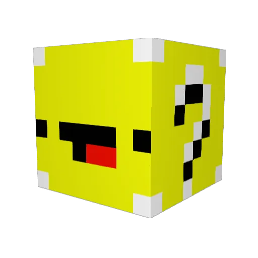 Faner06 Minecraft avatar head, 3D render