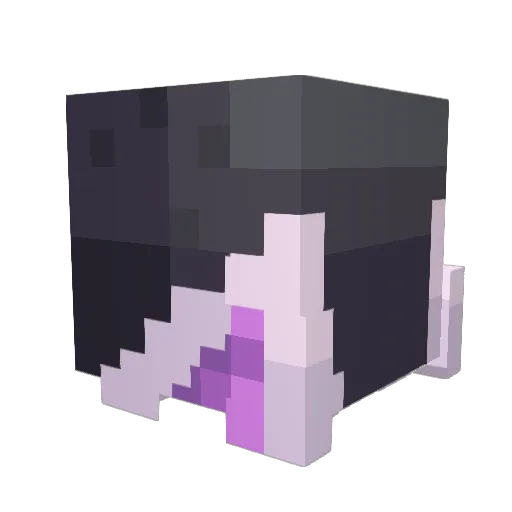 Fang87 Minecraft avatar head, 3D render