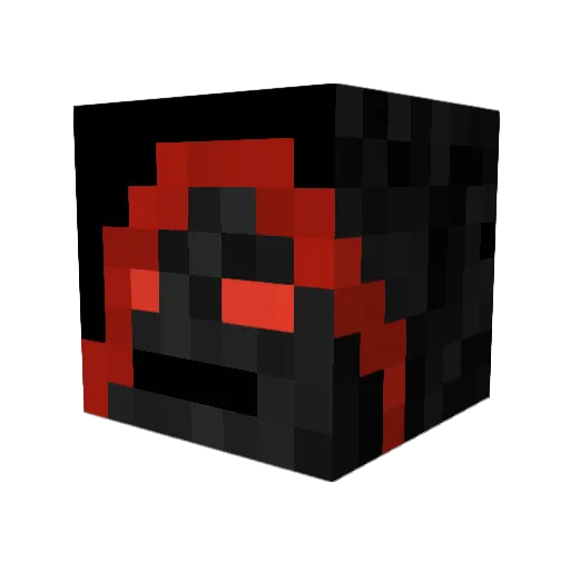 FangDiablo1 Minecraft avatar head, 3D render