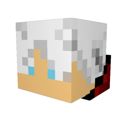 Fanged_Ice19 Minecraft avatar head, 3D render