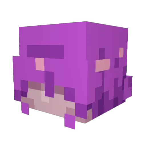 Fangs2dawn Minecraft avatar head, 3D render