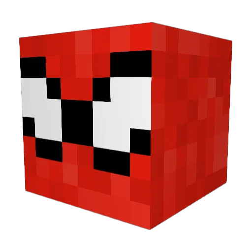 Fangtooth2050 Minecraft avatar head, 3D render