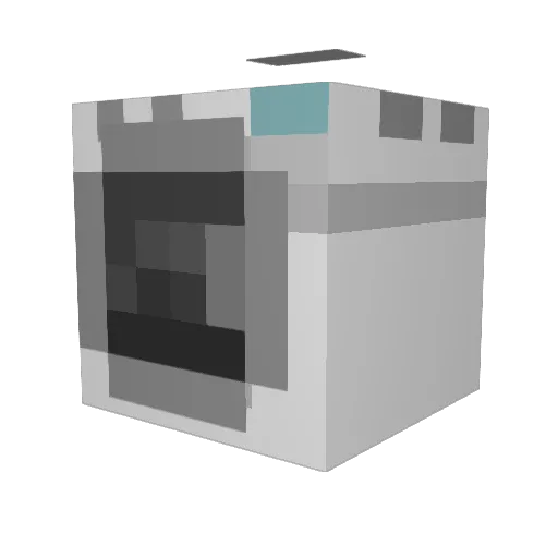 Fanius64 Minecraft avatar head, 3D render