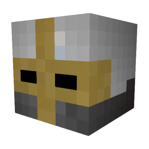 Fankadas Minecraft avatar head, 3D render